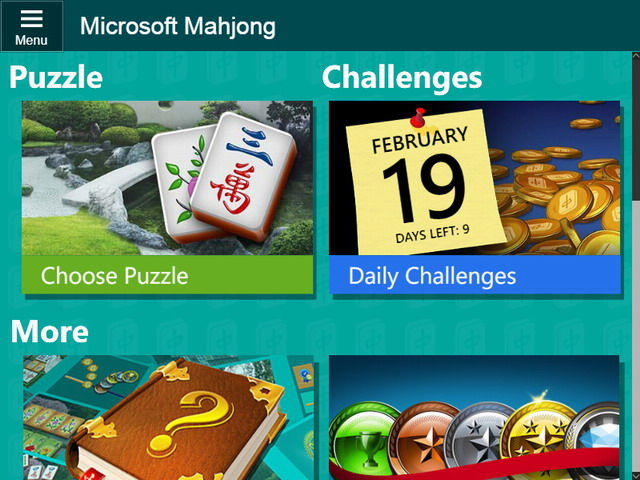 Microsoft Mahjong games